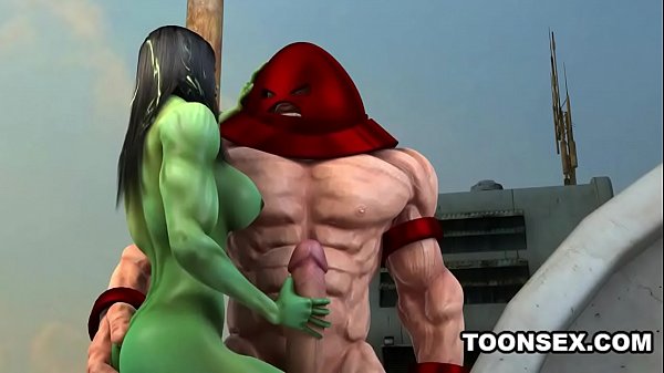 3D Toon Mutant Girl Has Banged Frustrating In The Open Air