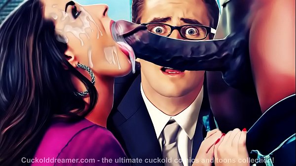 BBC Slut Hotwife Ebony Dick Praise Interracial Cuckold Cartoons