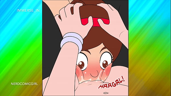 Gravity Comes Parody Anime Porno (Parts 3): Rectal, Snatch Slurping, Drawing Creampie, Genital intercourse with Two Babes