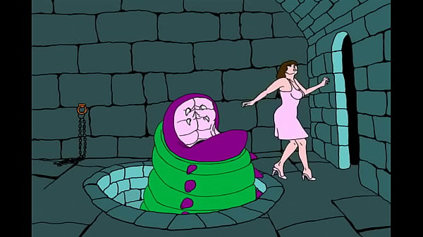 Los angeles Vore Woman against Large Worm