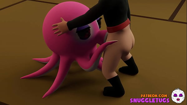 Ninja and OctoGirl Octopus Japanese 3D Hentai t. Anime cock sucking