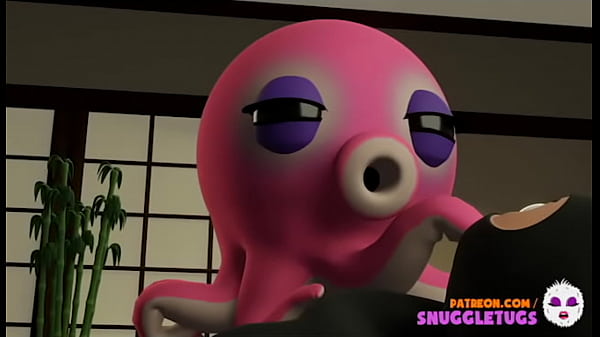 Ninja and OctoGirl Octopus Role 2 Gender and Face Big load of cum Japanese 3D Hentai t. Anime shag.