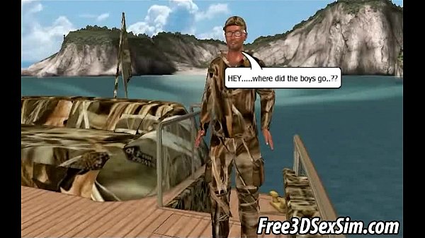 Two tasty 3D anime girls see screwed in! a bitch {boat|motorboat|shipvessel