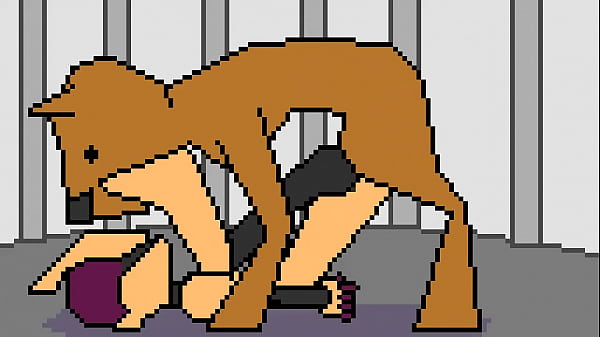 Beastframe kennel kink (pixel hentai)