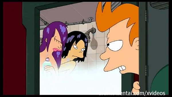 Futurama Hentai – Bath threesome
