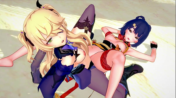Genshin Influence – Xiangling and Fischl Lesbian Intercourse [3D Hentai, 4K, 60FPS, Uncensored]