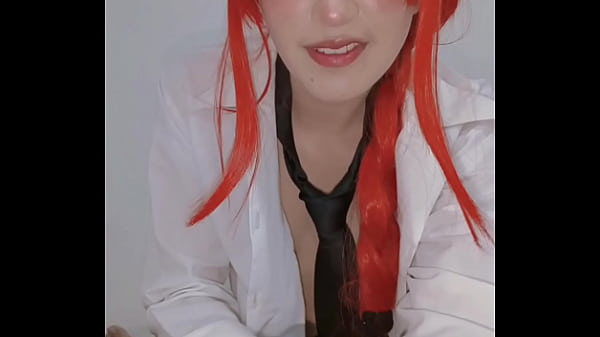 Hentai Cosplay Makima Chainsawman, eres mi perro obediente y mi juguete intimate. Sexo duro y charla sucia con dominante Makima.