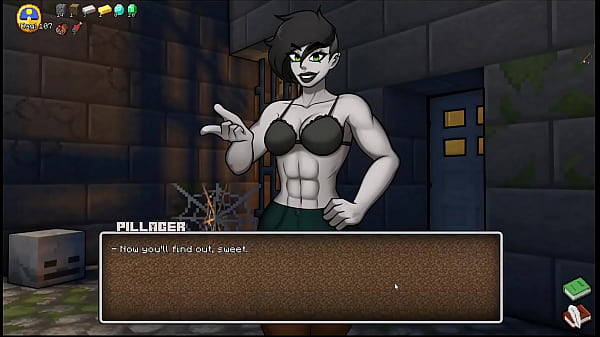 HornyCraft [Minecraft Parody Hentai game PornPlay ] Ep.27 change into gender servant  by a  bitch muscular femdom pillager