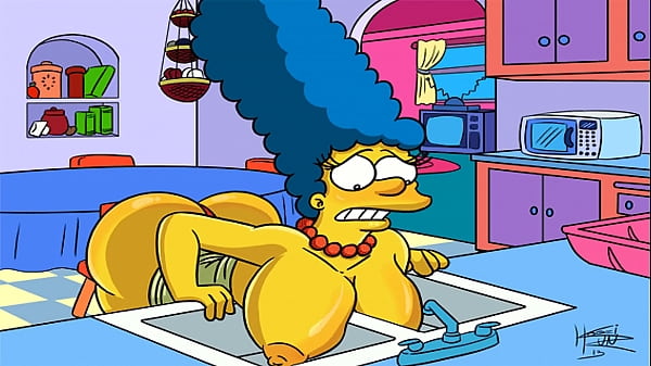 The Simpsons Hentai – Marge Alluring (GIF)