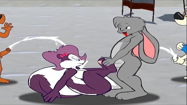Toon Bunnicula and Fifi Los angeles Fume in Seashore Voyeurz