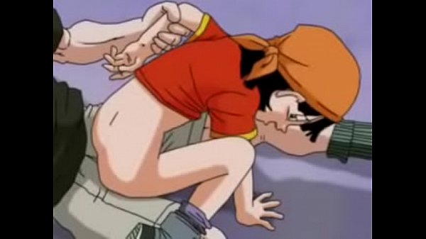 Trunks and Pan bangs hentai
