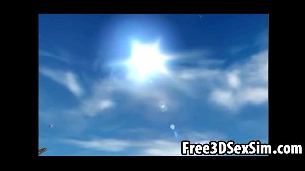 Two 3D comic strip lesbians heading at they in! the coastline