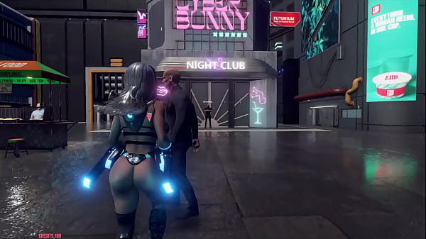 ARIA Genesis [ Hentai Game PornPlay ] Ep.2 topless dancing in cyberpunk stripclub