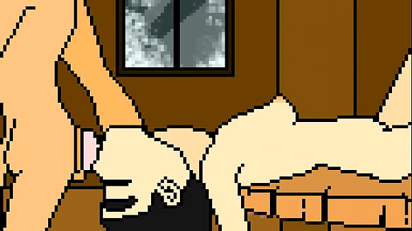 Khajiit feeds the latest prisoner (pixel hentai)