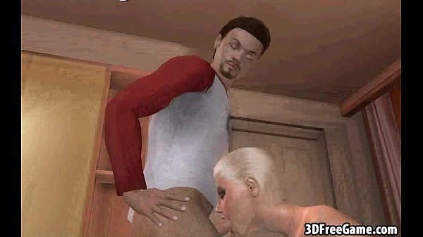 Tasty 3D anime blonde honey obtaining increase teamed