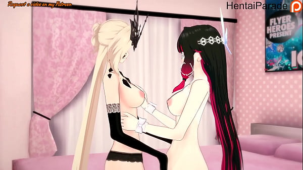 Trio! Columbina x Los angeles Signora Genshin Effects Hentai Uncensored