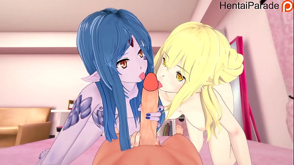 Trio! Wiene x Ais Wallenstein Danmachi hentai Uncensored