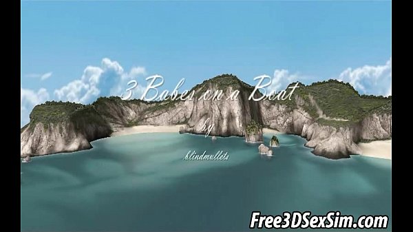 Two yummy 3D lesbian girls starting they in! a  bitch {boat|motorboat|shipvessel