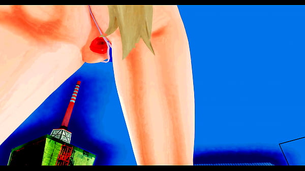 anime woman with available vagina dance and performing