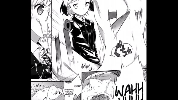 Cute anime lady ballbusts chap until he