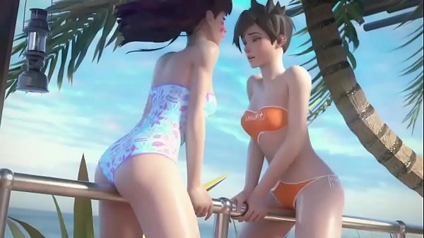 D.Va and Tracer in! Getaway Overwatch (Cartoon W/Noises)