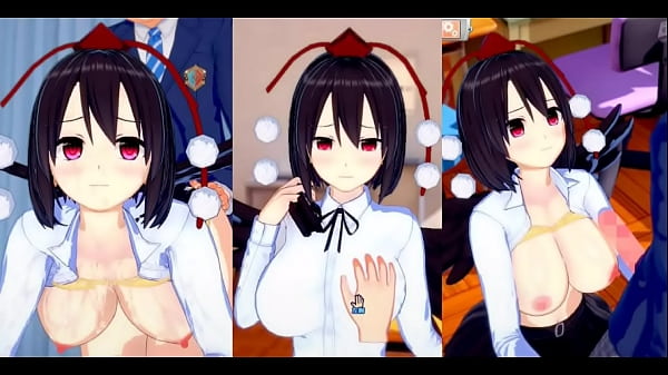 【エロゲーコイカツ！】東方 射命丸文におっぱい揉みまくりH！3DCG巨乳アニメ動画(東方プロジェクト)【ヘンタイゲーム】