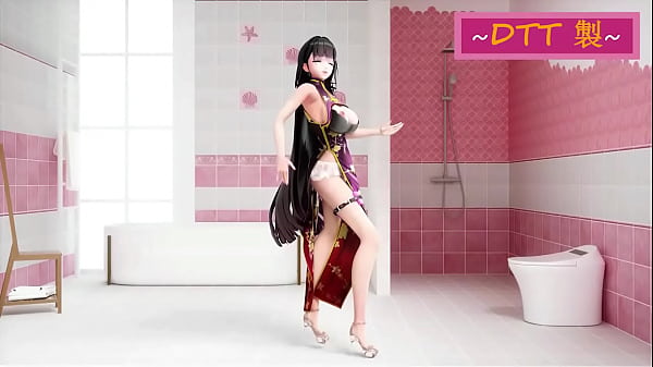HONKAI IMPACT MEI RAIDEN HENTAI DANCING MMD UNDRESS 3D gigantic TITS CHINESE DRESS SMOOTH EBONY TRESSES COLORS CHANGE SMIXIX