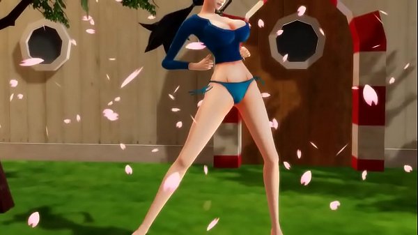 -MMD One Section- Nico Robin twerking and moving