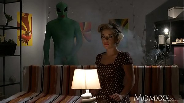 mommy Alone homemaker {gets|becomes{will get} strong probe from alien in! Halloween
