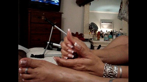 Big footjob