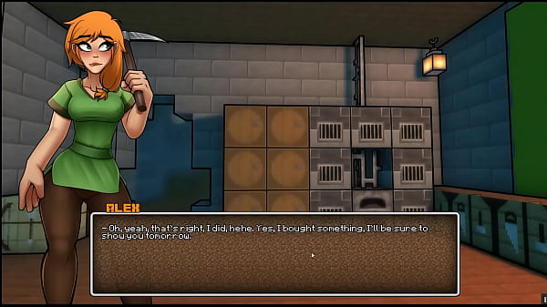 HornyCraft [parody Hentai game PornPlay ] Ep.1 a  bitch sensuous silver swimsuit armour for Alex