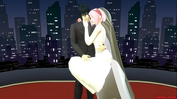 Los angeles Boda de Sakura Zona 1 Anime Hentai Netorare Recién Casados ce toman Fotos con los Ojos Tapado Esposa a bitch. Marido tonto