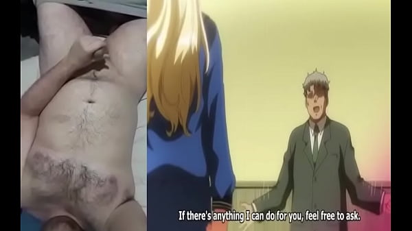 Blondie hentai girl with huge breasts bangs their partner