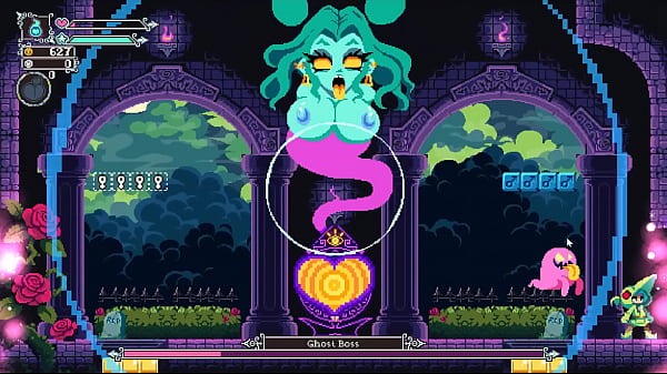 Flip Witch [ Pixel HENTAI Game ] Ep.13 beast dick titjob and face big load of cum !