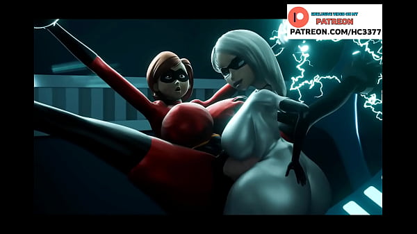FUTANARI ELASTIGIRL TRICKY BANGED BY gigantic COCK CARTOON ANIMATED