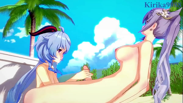 Ganyu and Keqing and Xiangling and Xinyan terrible futanari gender. – Genshin Effects Hentai