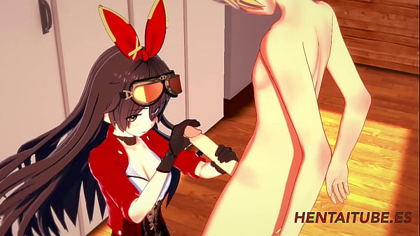 Genshim Results Hentai – Emerald Handjob, Cock sucking, Boobjob and screwed with spunk in their lips and twat 1/2