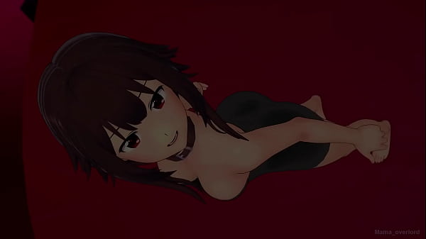 Los angeles caliente maga Megumin quiere follar luego de la ducha (hentai) (versión adulta)
