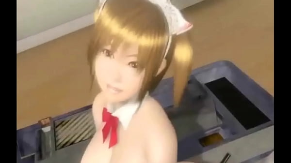 Maid and futa participating, with a vibrator