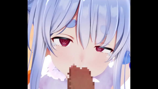 Pekora lutscht den Schwanz eines Abonnenten