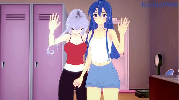 Tsubasa Kazanari and Chris Yukine terrible futanari intercourse. – Symphogear Hentai